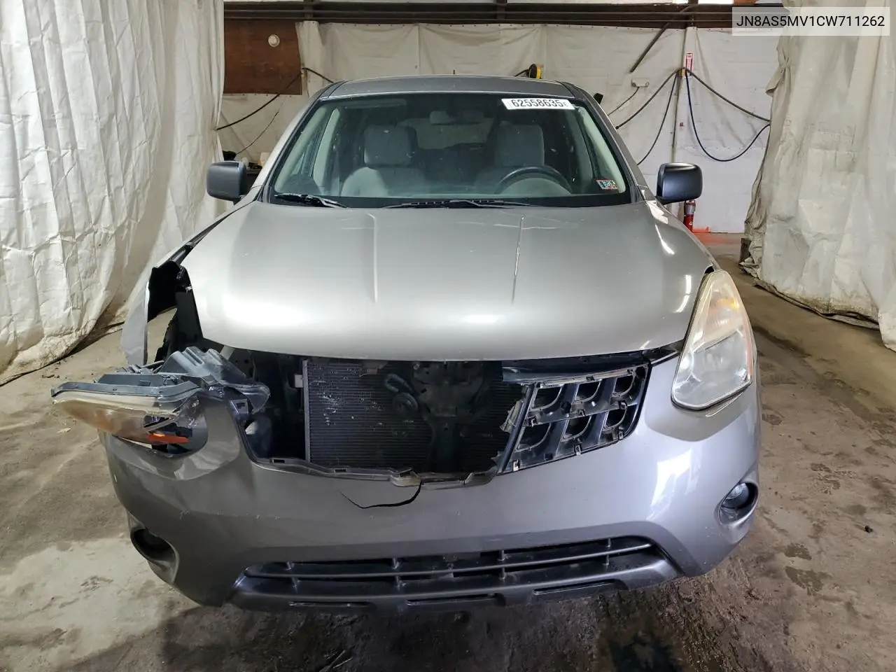 2012 Nissan Rogue S VIN: JN8AS5MV1CW711262 Lot: 62558635