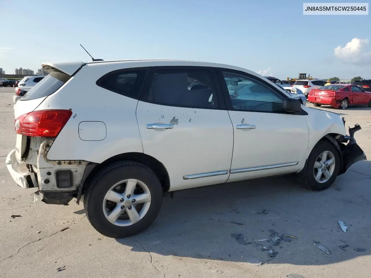 2012 Nissan Rogue S VIN: JN8AS5MT6CW250445 Lot: 62594725