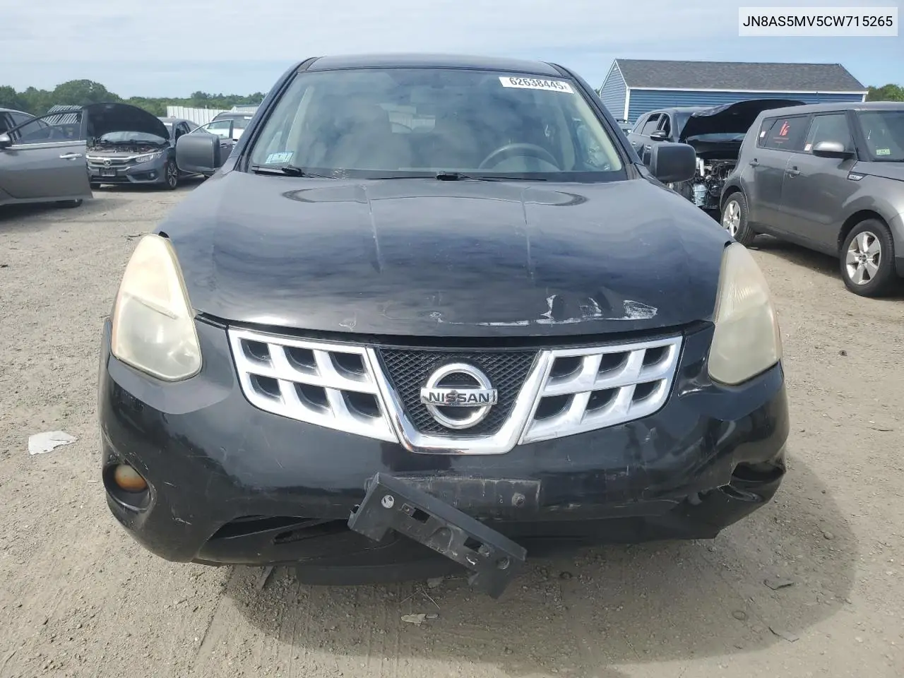 2012 Nissan Rogue S VIN: JN8AS5MV5CW715265 Lot: 62638445
