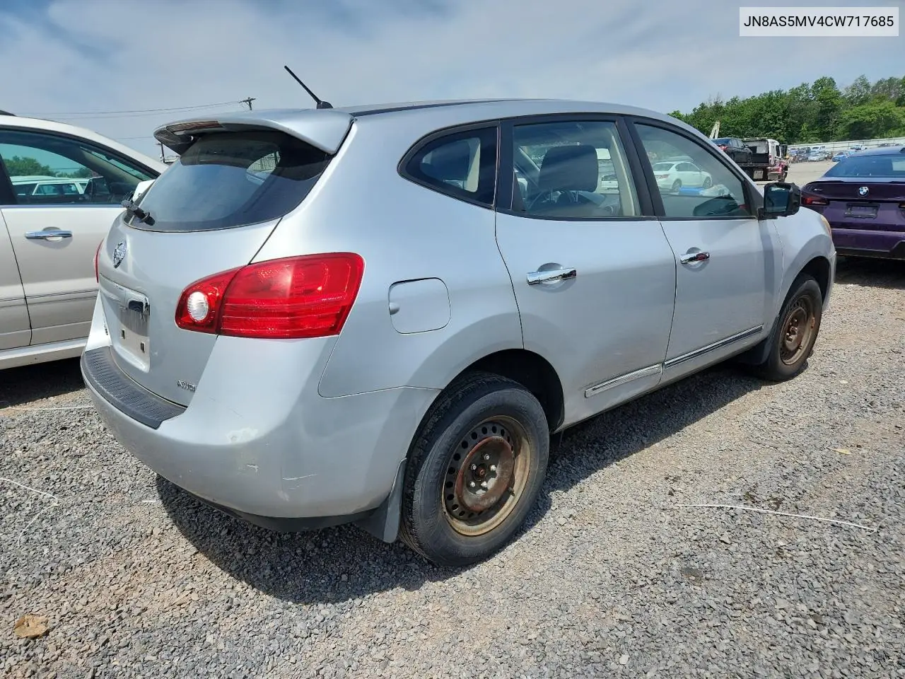 2012 Nissan Rogue S VIN: JN8AS5MV4CW717685 Lot: 63133675