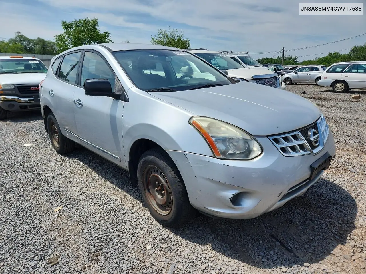 2012 Nissan Rogue S VIN: JN8AS5MV4CW717685 Lot: 63133675
