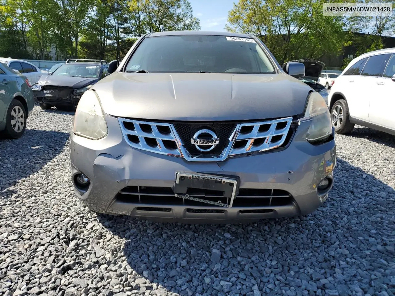2013 Nissan Rogue S VIN: JN8AS5MV6DW621428 Lot: 56681795