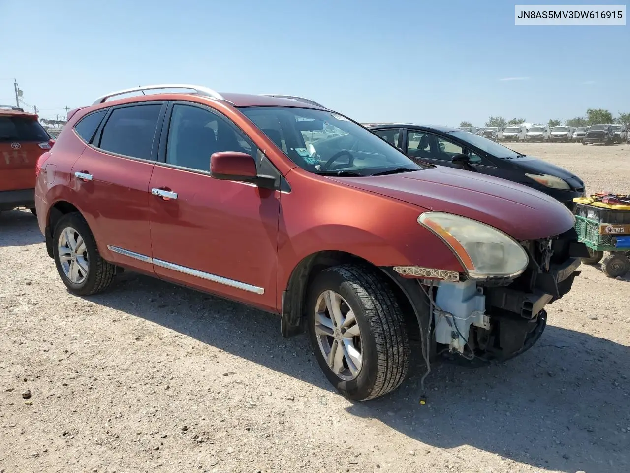 2013 Nissan Rogue S VIN: JN8AS5MV3DW616915 Lot: 56777975