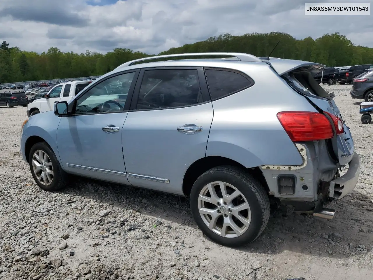jn8as5mv3dw101543 JN8AS5MV3DW101543 2013 Nissan Rogue S