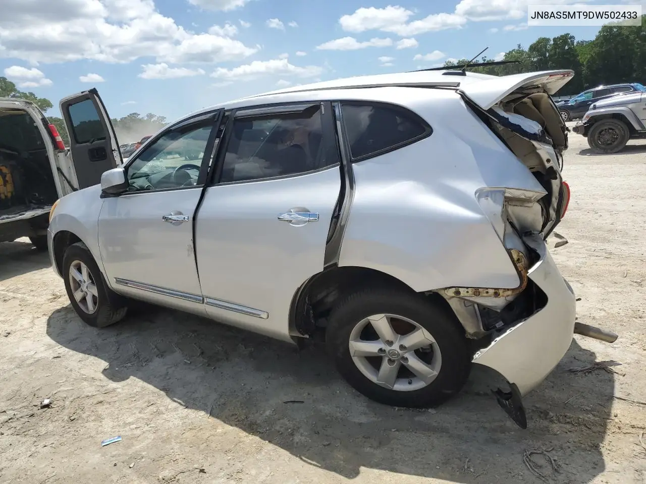 2013 Nissan Rogue S VIN: JN8AS5MT9DW502433 Lot: 57061335