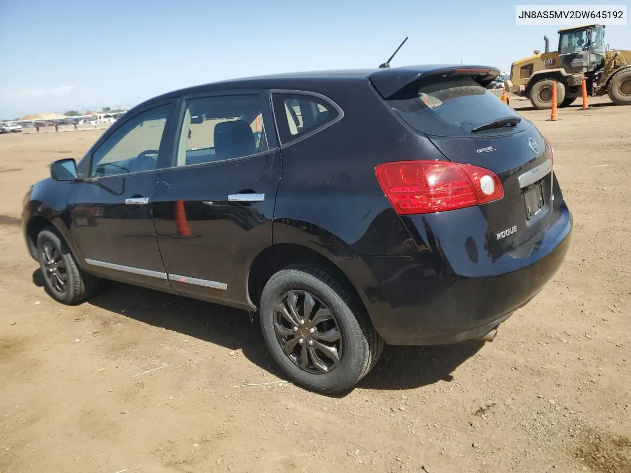 2013 Nissan Rogue S VIN: JN8AS5MV2DW645192 Lot: 57161675