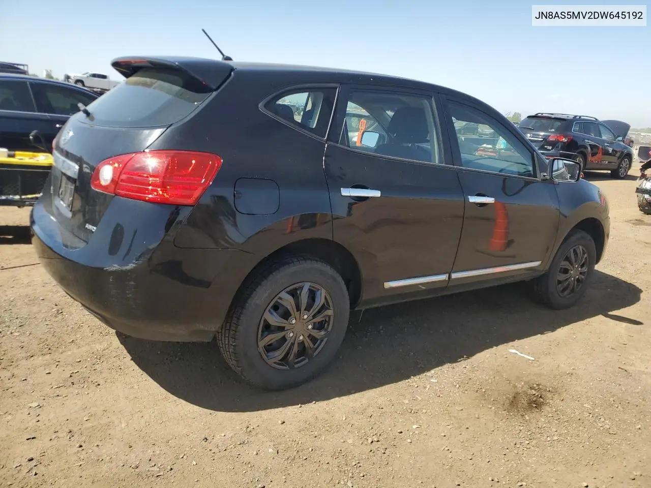 2013 Nissan Rogue S VIN: JN8AS5MV2DW645192 Lot: 57161675