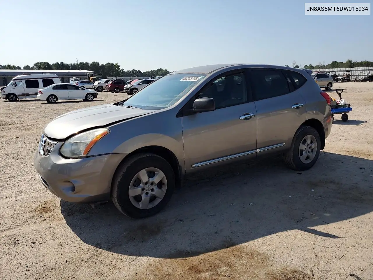 2013 Nissan Rogue S VIN: JN8AS5MT6DW015934 Lot: 62283425