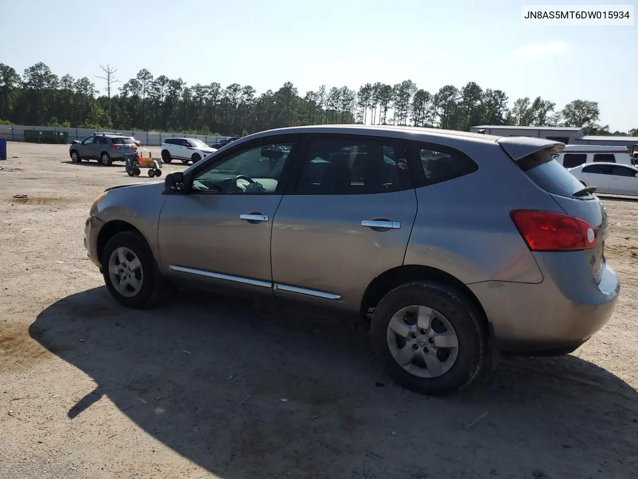 2013 Nissan Rogue S VIN: JN8AS5MT6DW015934 Lot: 62283425