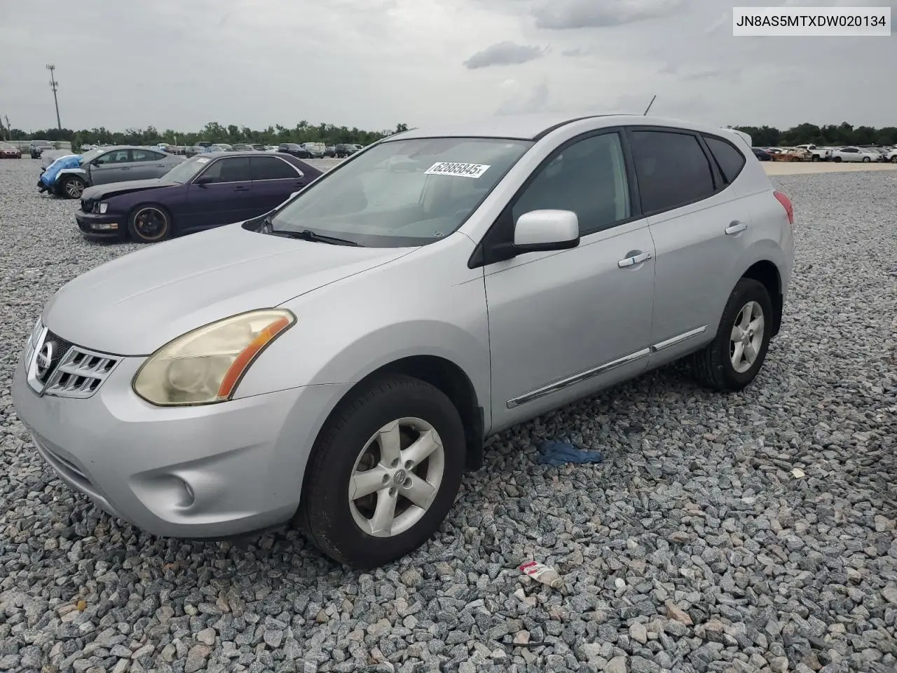 2013 Nissan Rogue S VIN: JN8AS5MTXDW020134 Lot: 62885845