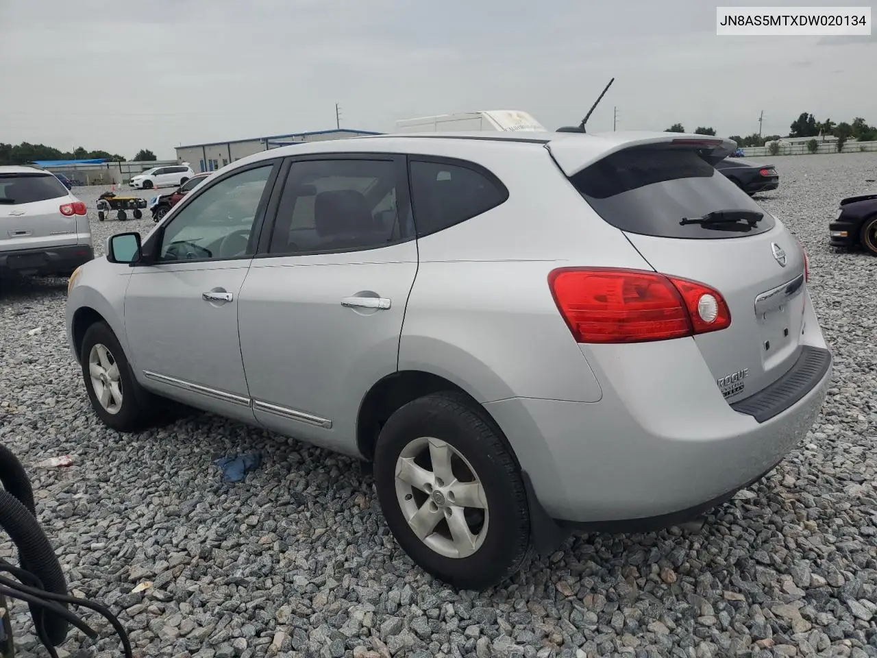 2013 Nissan Rogue S VIN: JN8AS5MTXDW020134 Lot: 62885845