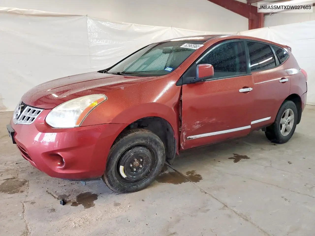 2013 Nissan Rogue S VIN: JN8AS5MTXDW027603 Lot: 62965965