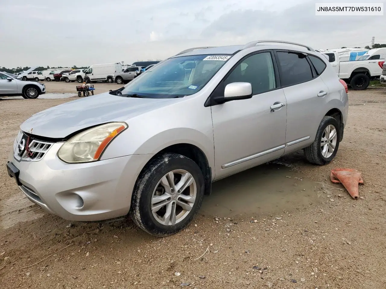 2013 Nissan Rogue S VIN: JN8AS5MT7DW531610 Lot: 63063545