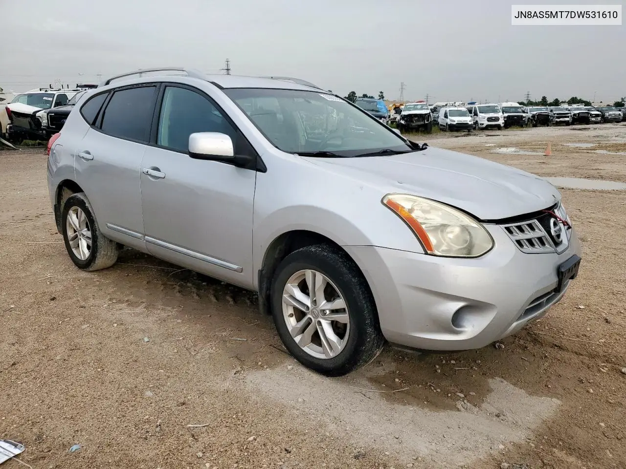 2013 Nissan Rogue S VIN: JN8AS5MT7DW531610 Lot: 63063545