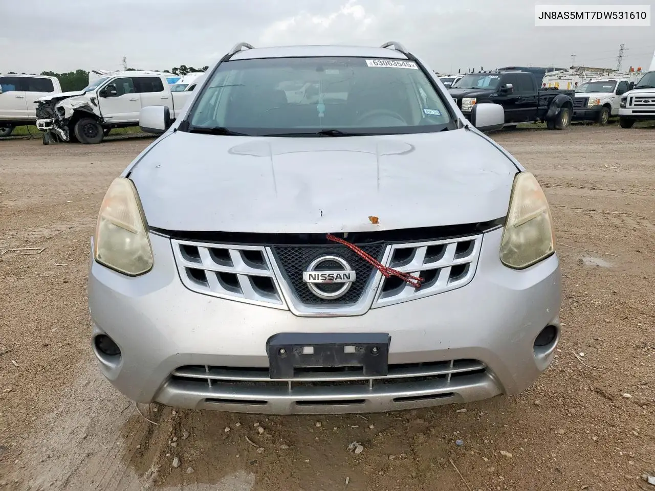 2013 Nissan Rogue S VIN: JN8AS5MT7DW531610 Lot: 63063545