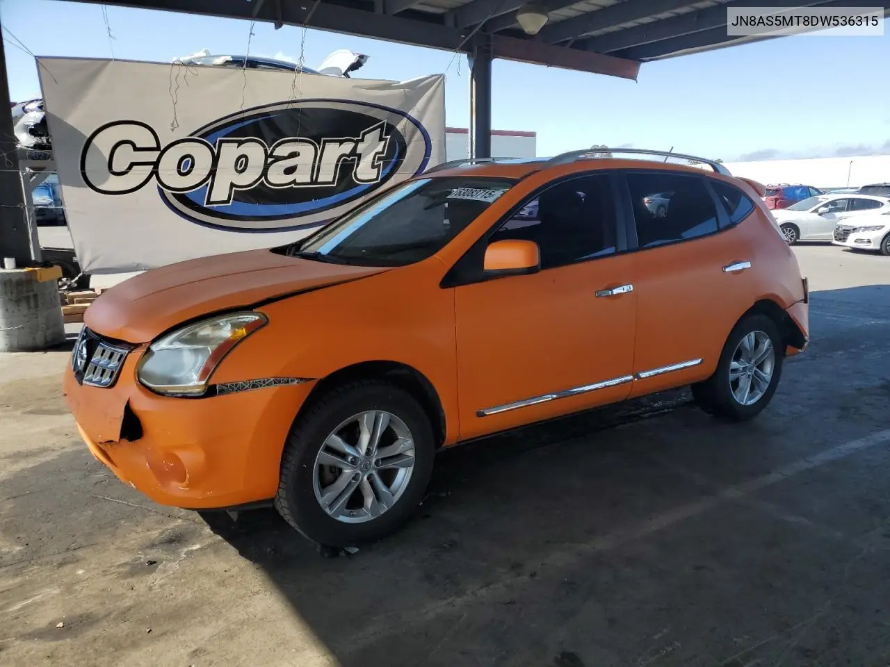 2013 Nissan Rogue S VIN: JN8AS5MT8DW536315 Lot: 63083715