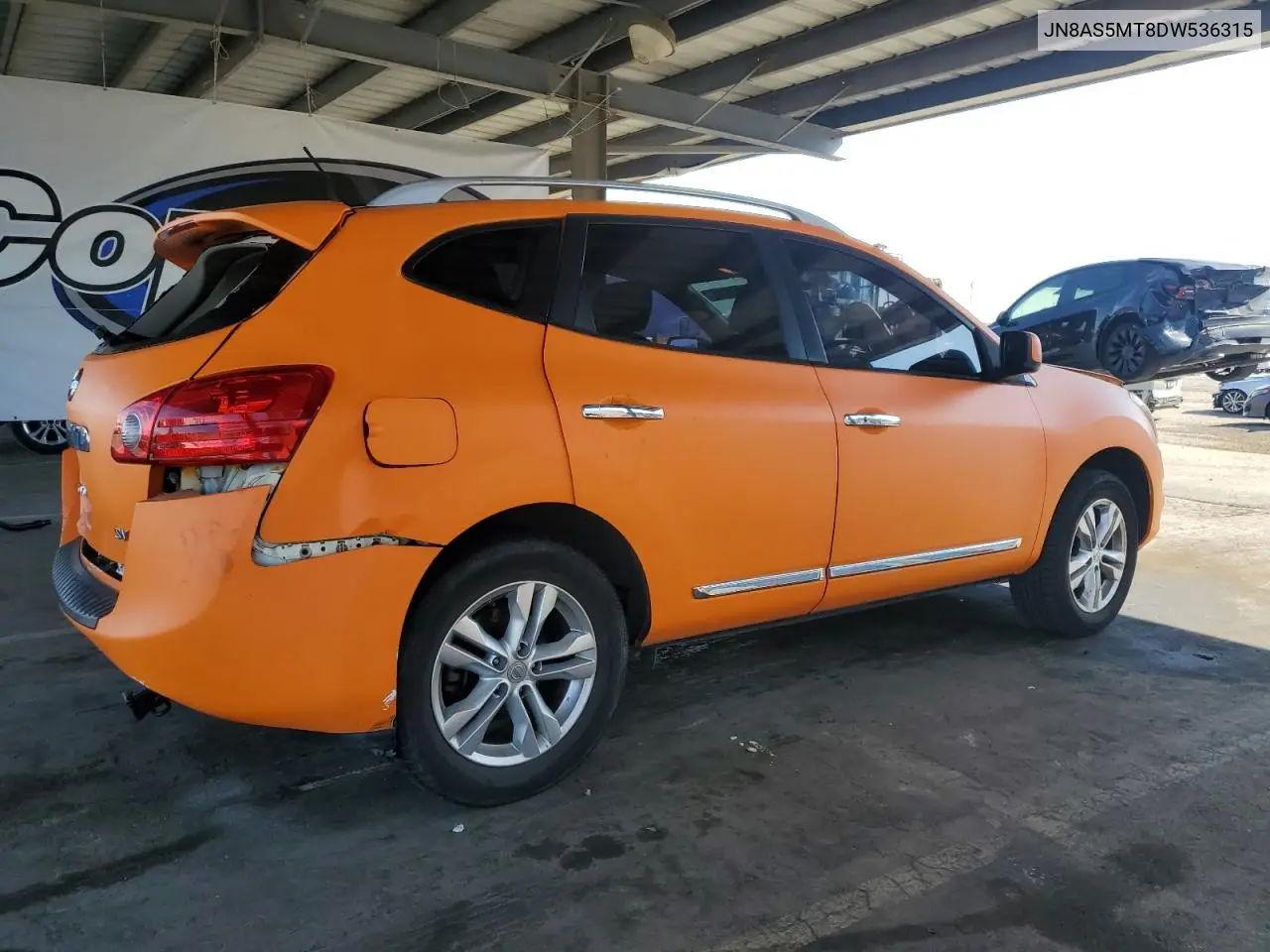 2013 Nissan Rogue S VIN: JN8AS5MT8DW536315 Lot: 63083715