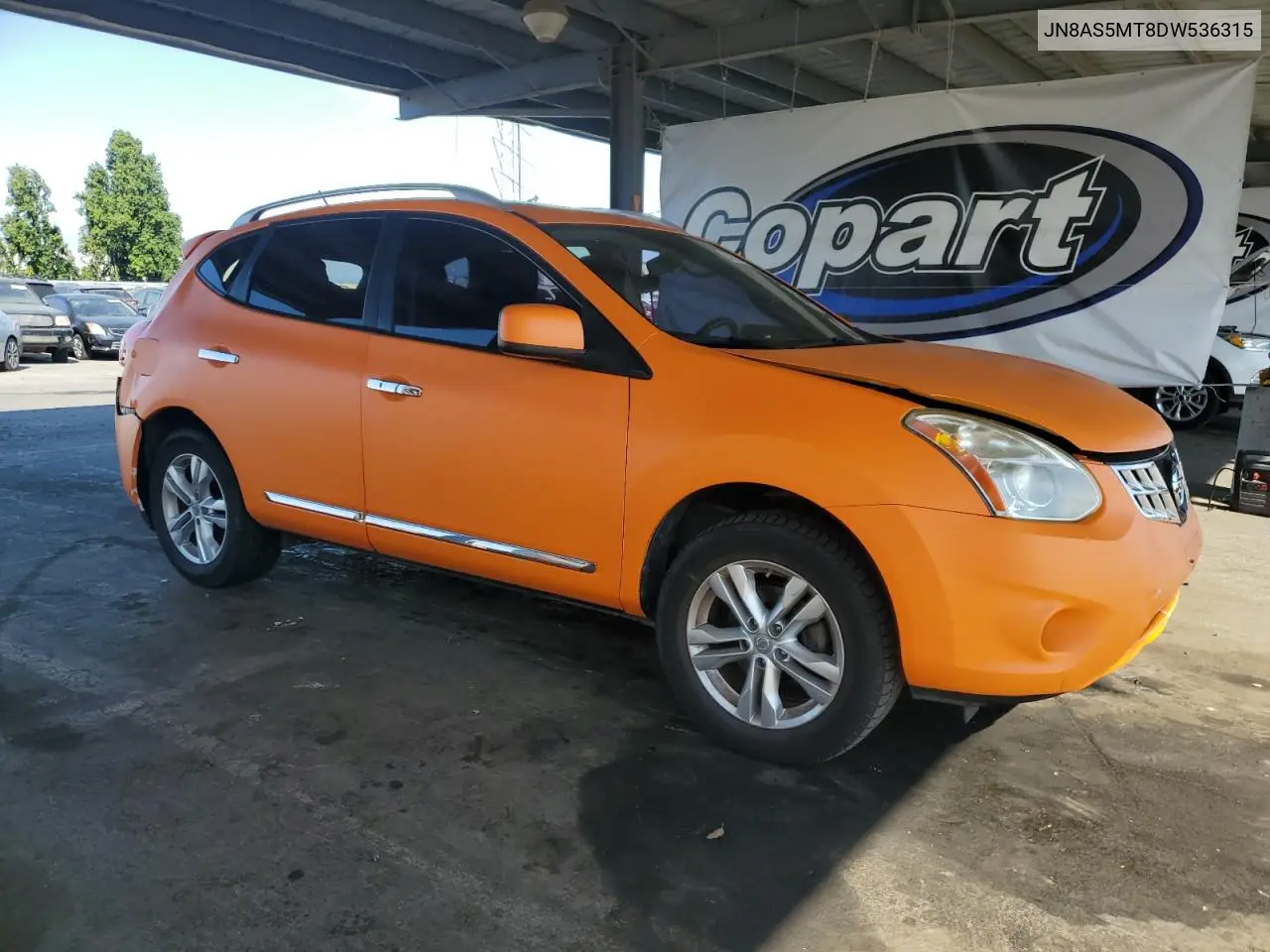 2013 Nissan Rogue S VIN: JN8AS5MT8DW536315 Lot: 63083715