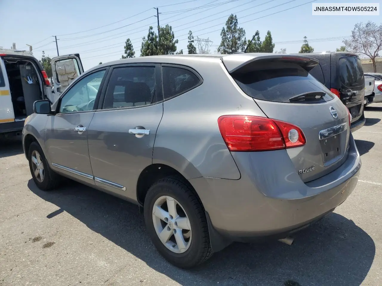2013 Nissan Rogue S VIN: JN8AS5MT4DW505224 Lot: 65240835