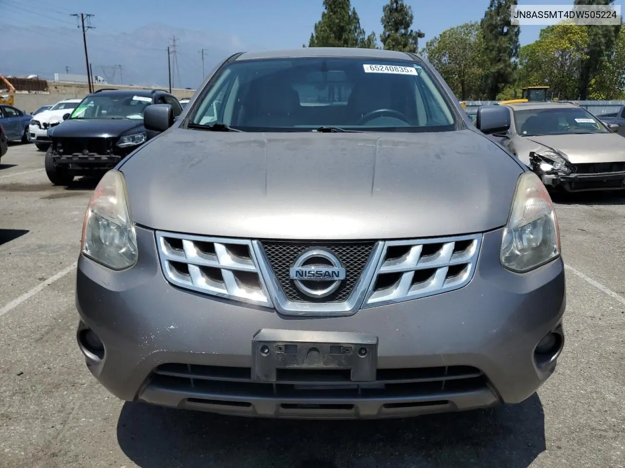 2013 Nissan Rogue S VIN: JN8AS5MT4DW505224 Lot: 65240835