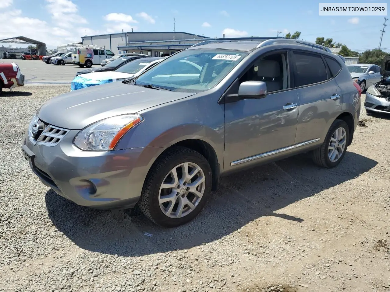 2013 Nissan Rogue S VIN: JN8AS5MT3DW010299 Lot: 65852705