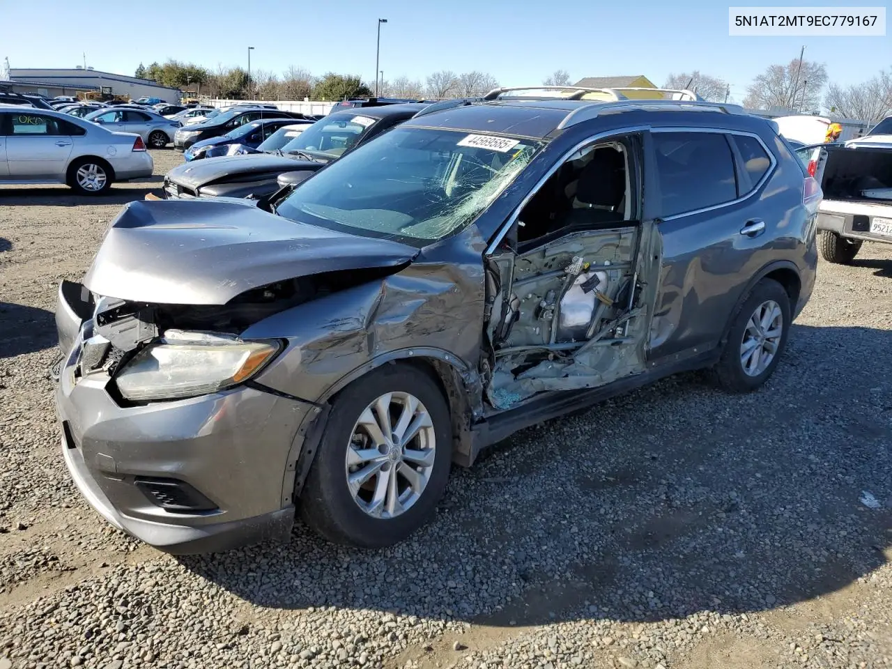 2014 Nissan Rogue S VIN: 5N1AT2MT9EC779167 Lot: 44569585