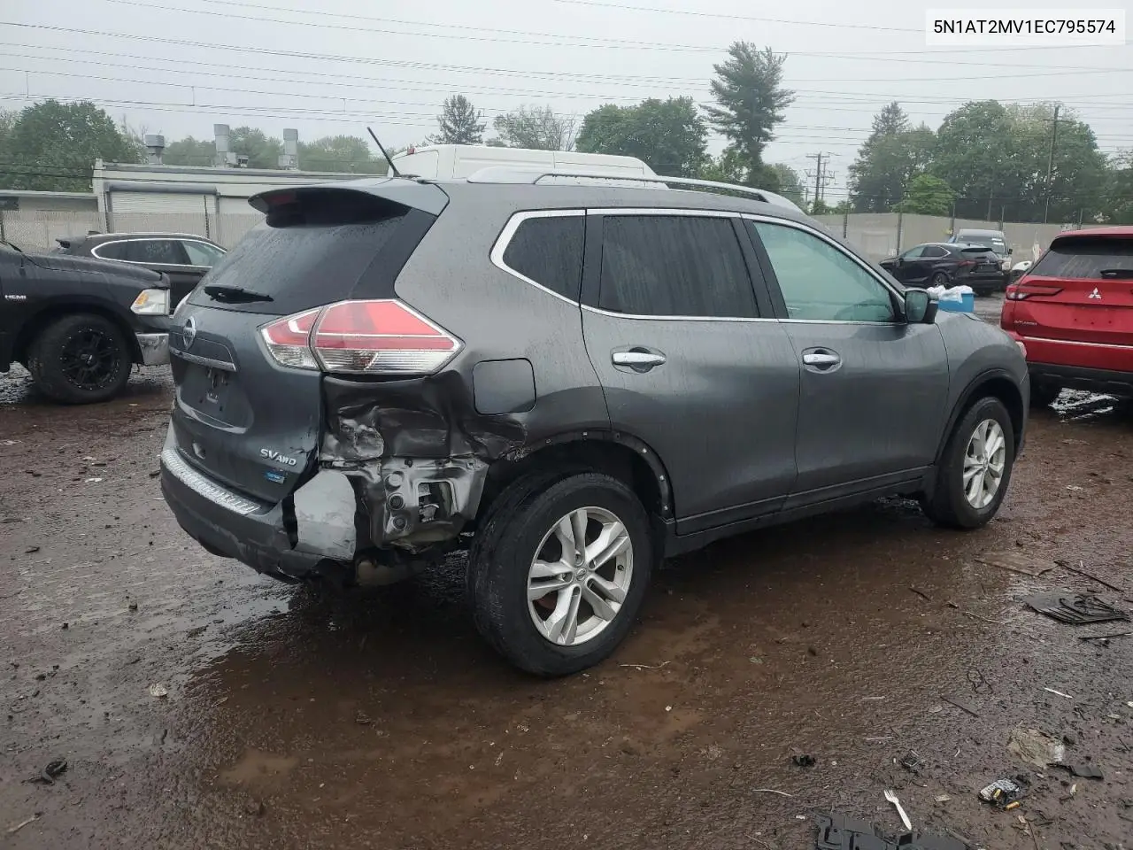 2014 Nissan Rogue S VIN: 5N1AT2MV1EC795574 Lot: 56674785