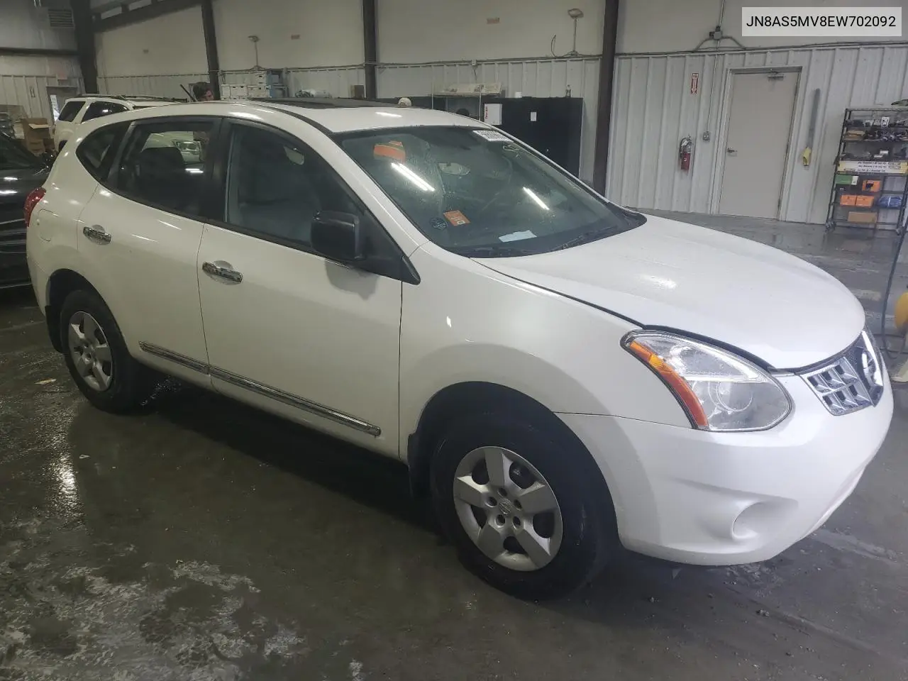2014 Nissan Rogue Select S VIN: JN8AS5MV8EW702092 Lot: 56689865