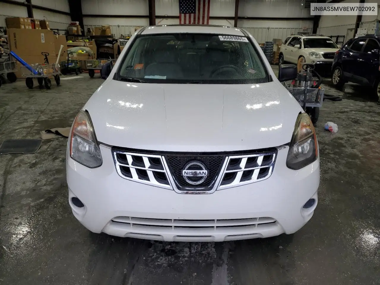2014 Nissan Rogue Select S VIN: JN8AS5MV8EW702092 Lot: 56689865