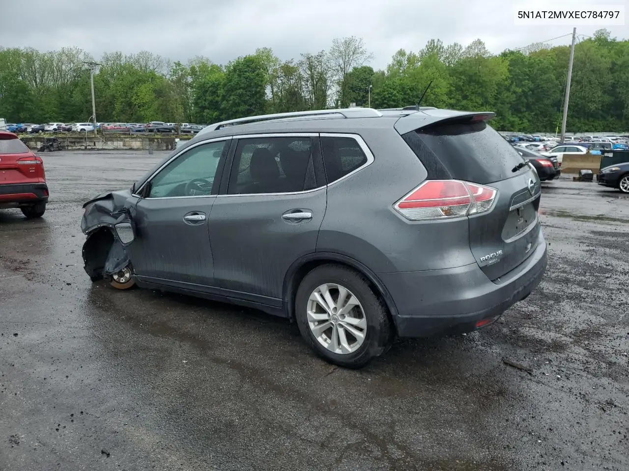 2014 Nissan Rogue S VIN: 5N1AT2MVXEC784797 Lot: 56858385