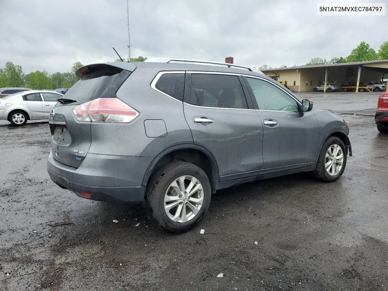 2014 Nissan Rogue S VIN: 5N1AT2MVXEC784797 Lot: 56858385