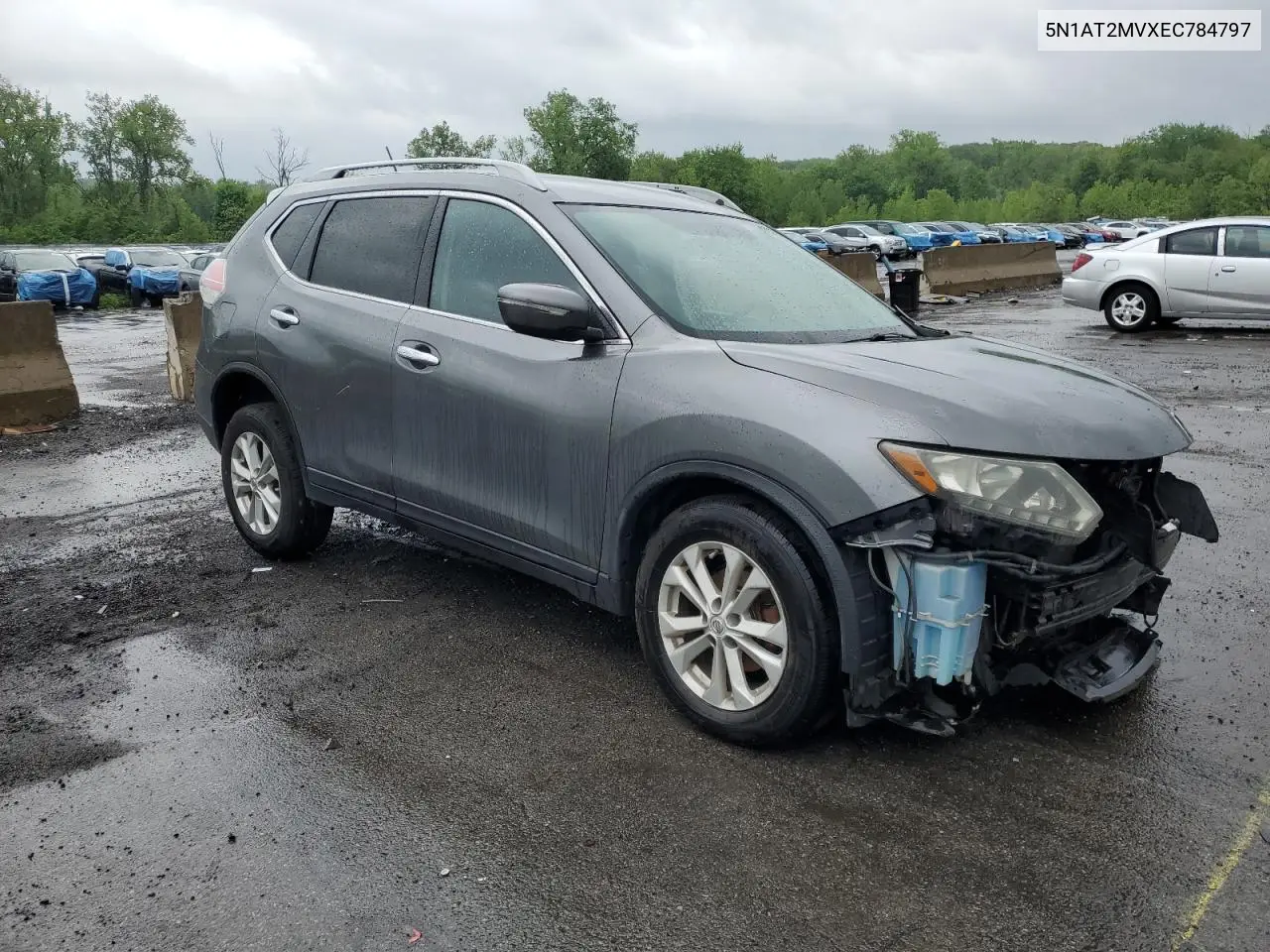 2014 Nissan Rogue S VIN: 5N1AT2MVXEC784797 Lot: 56858385