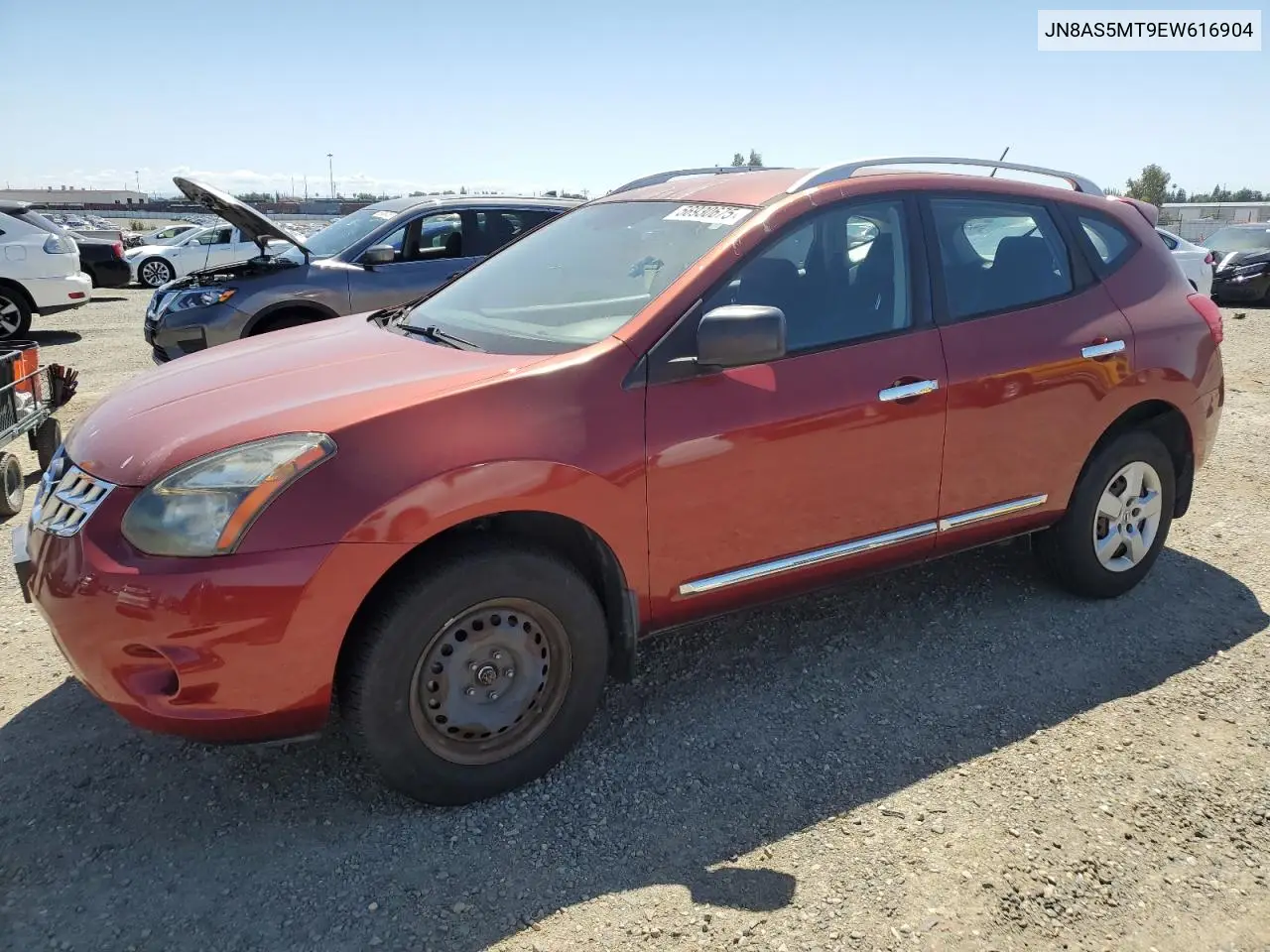 2014 Nissan Rogue Select S VIN: JN8AS5MT9EW616904 Lot: 56930675