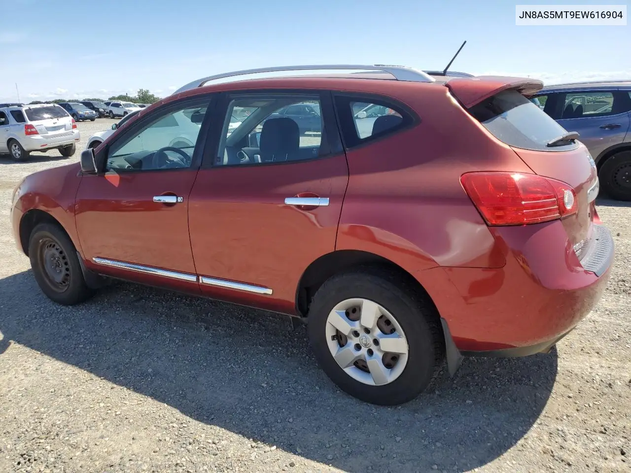 2014 Nissan Rogue Select S VIN: JN8AS5MT9EW616904 Lot: 56930675