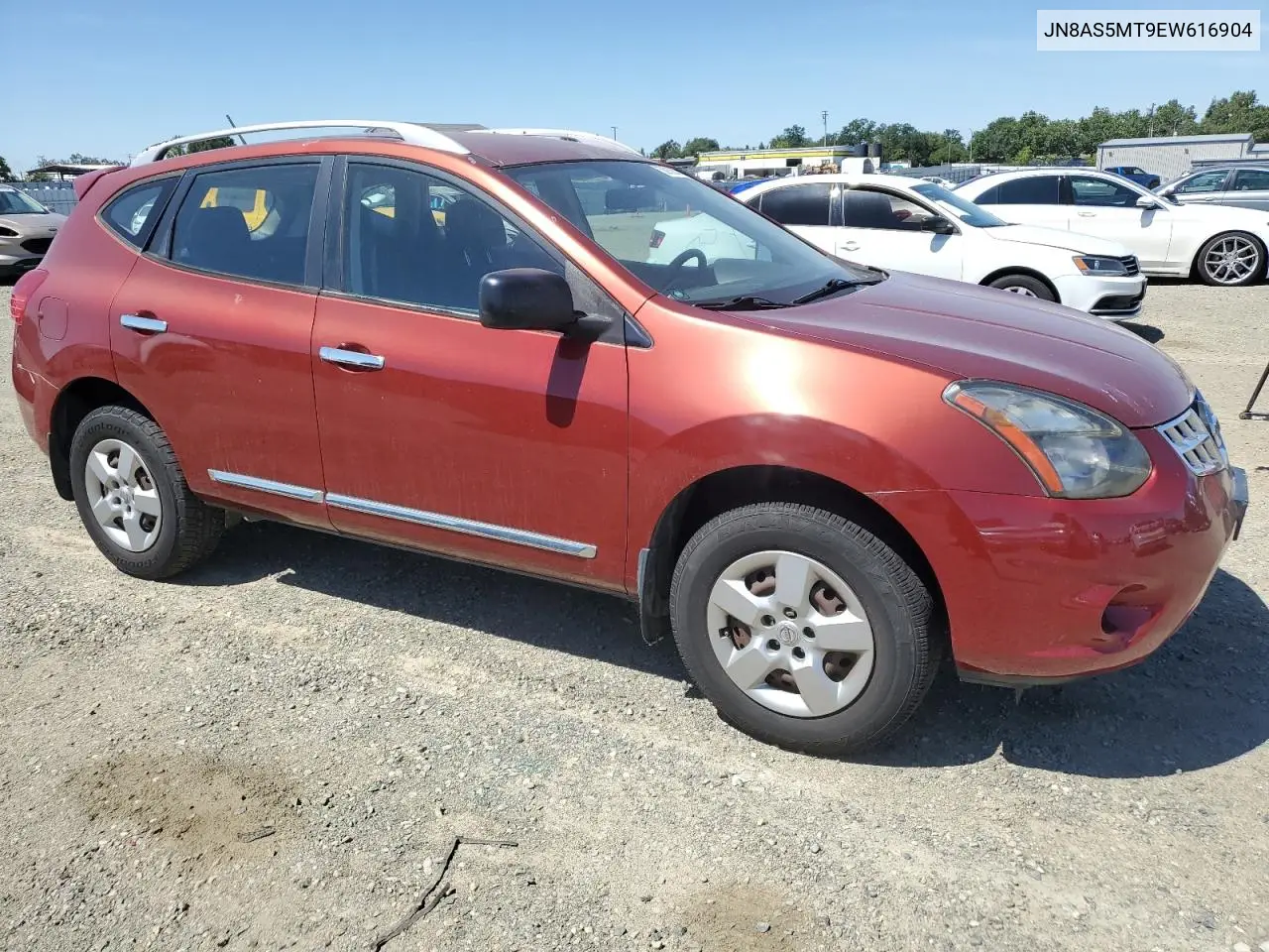 2014 Nissan Rogue Select S VIN: JN8AS5MT9EW616904 Lot: 56930675