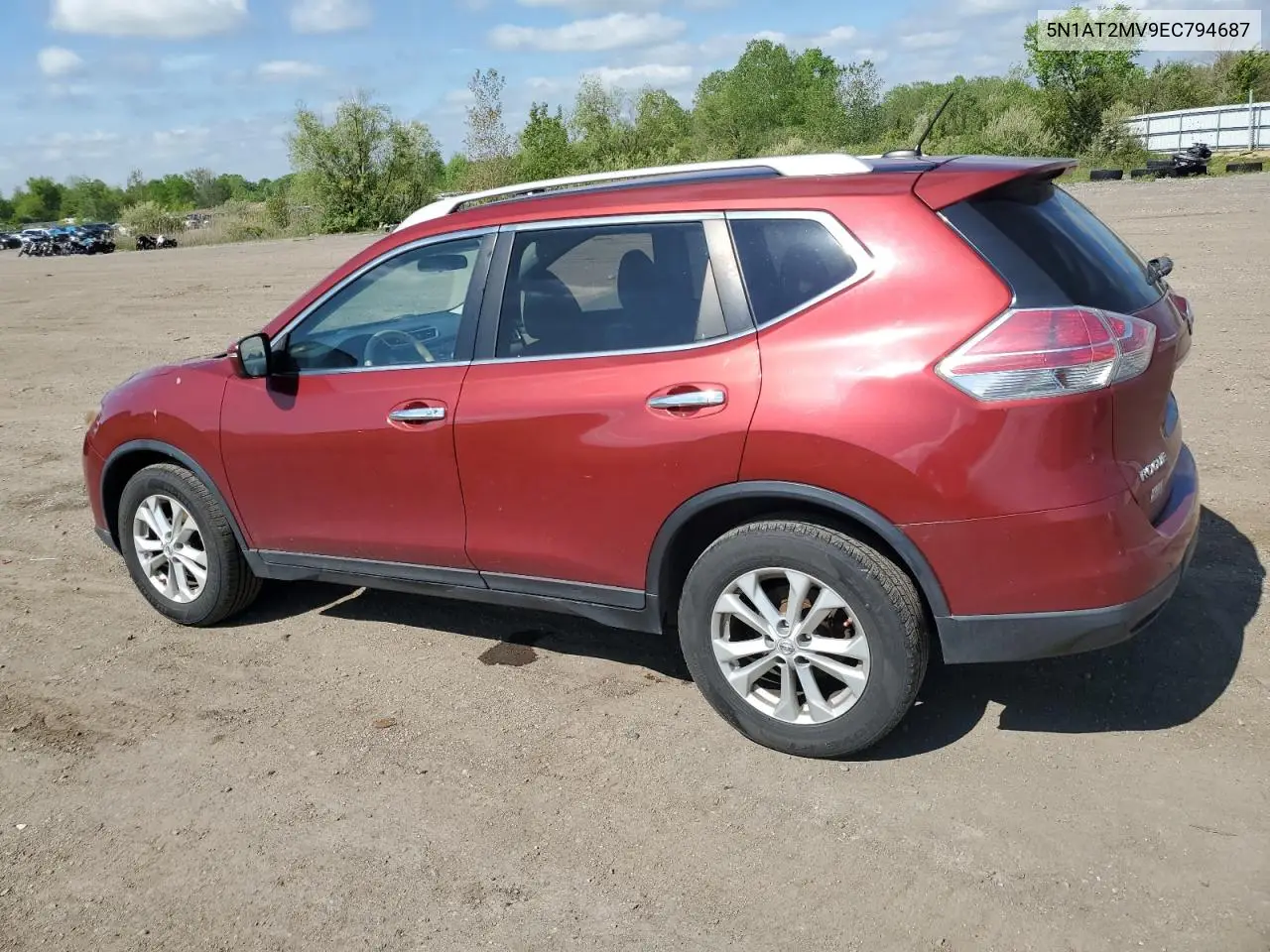 2014 Nissan Rogue S VIN: 5N1AT2MV9EC794687 Lot: 57107315