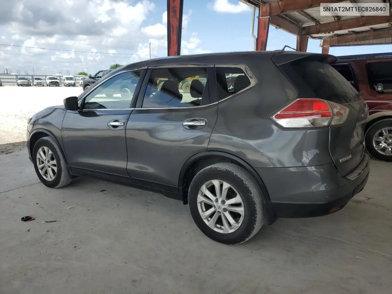 2014 Nissan Rogue S VIN: 5N1AT2MT1EC826840 Lot: 62064805