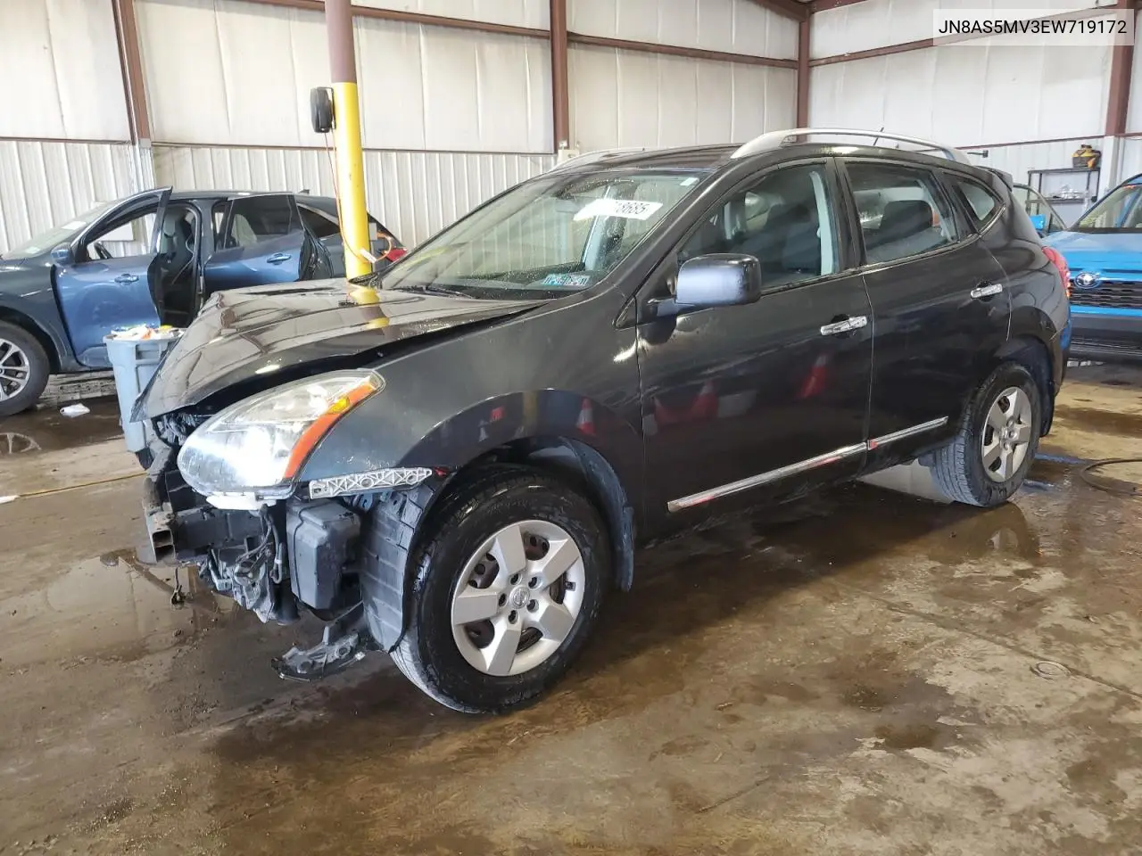 2014 Nissan Rogue Select S VIN: JN8AS5MV3EW719172 Lot: 62218685