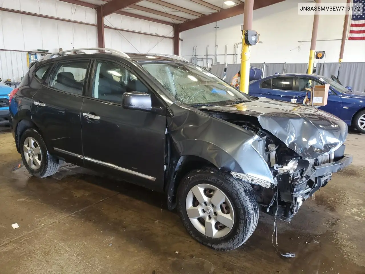 2014 Nissan Rogue Select S VIN: JN8AS5MV3EW719172 Lot: 62218685