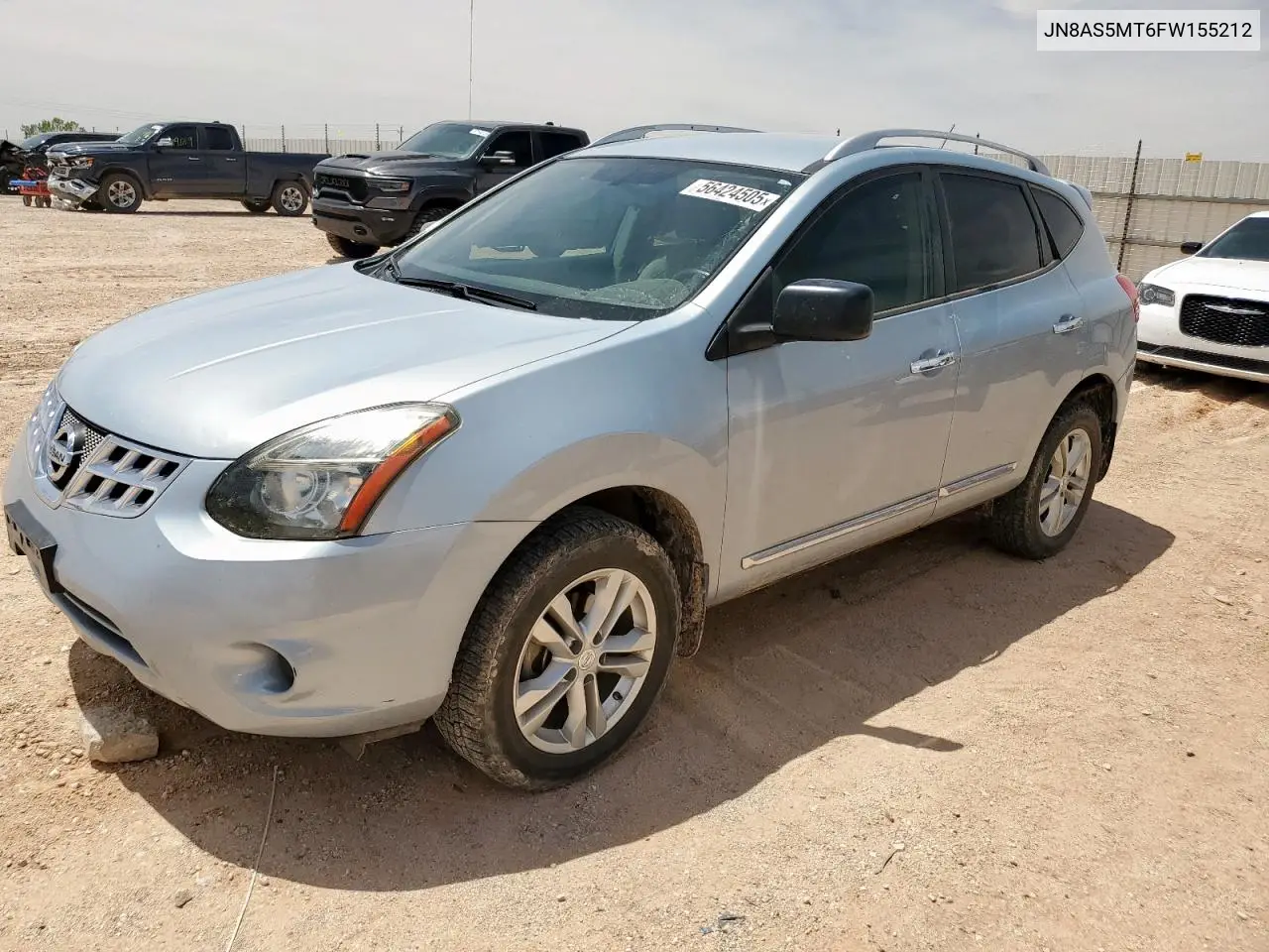 2015 Nissan Rogue Select S VIN: JN8AS5MT6FW155212 Lot: 56424505