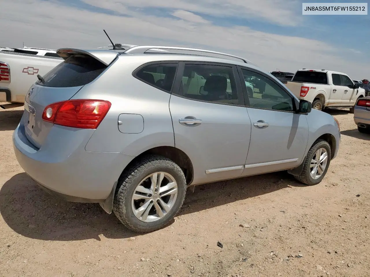 2015 Nissan Rogue Select S VIN: JN8AS5MT6FW155212 Lot: 56424505