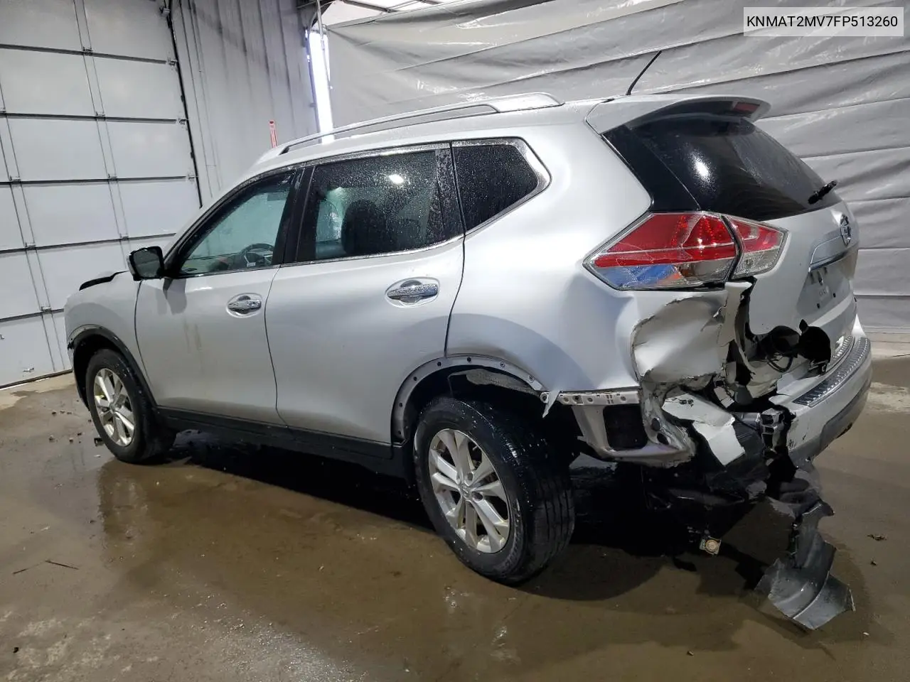 2015 Nissan Rogue S VIN: KNMAT2MV7FP513260 Lot: 56590705