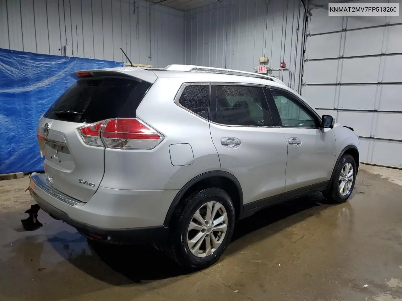 2015 Nissan Rogue S VIN: KNMAT2MV7FP513260 Lot: 56590705