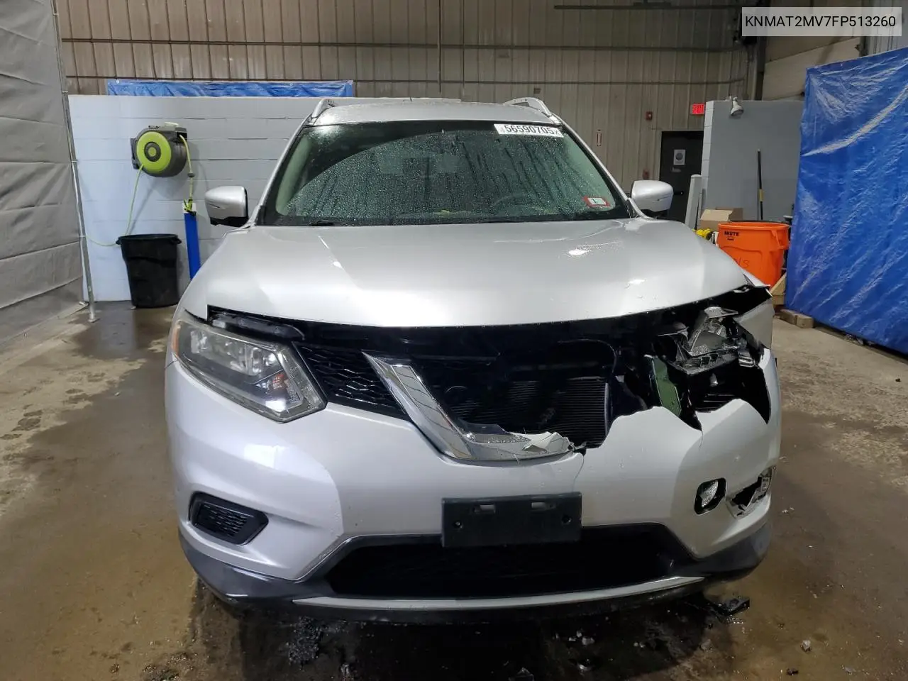 2015 Nissan Rogue S VIN: KNMAT2MV7FP513260 Lot: 56590705