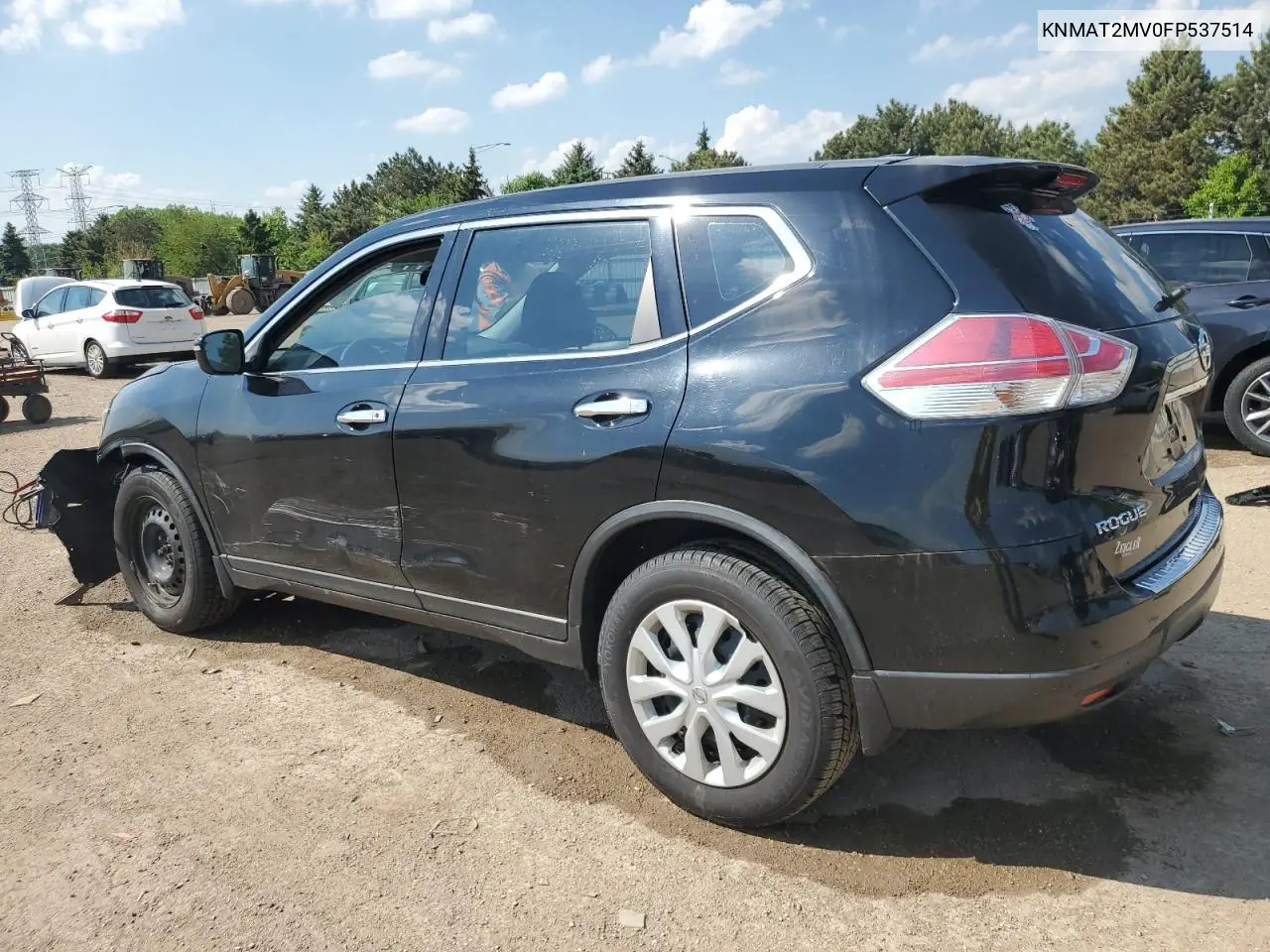 2015 Nissan Rogue S VIN: KNMAT2MV0FP537514 Lot: 56756855