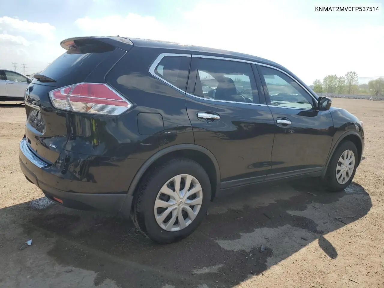 2015 Nissan Rogue S VIN: KNMAT2MV0FP537514 Lot: 56756855
