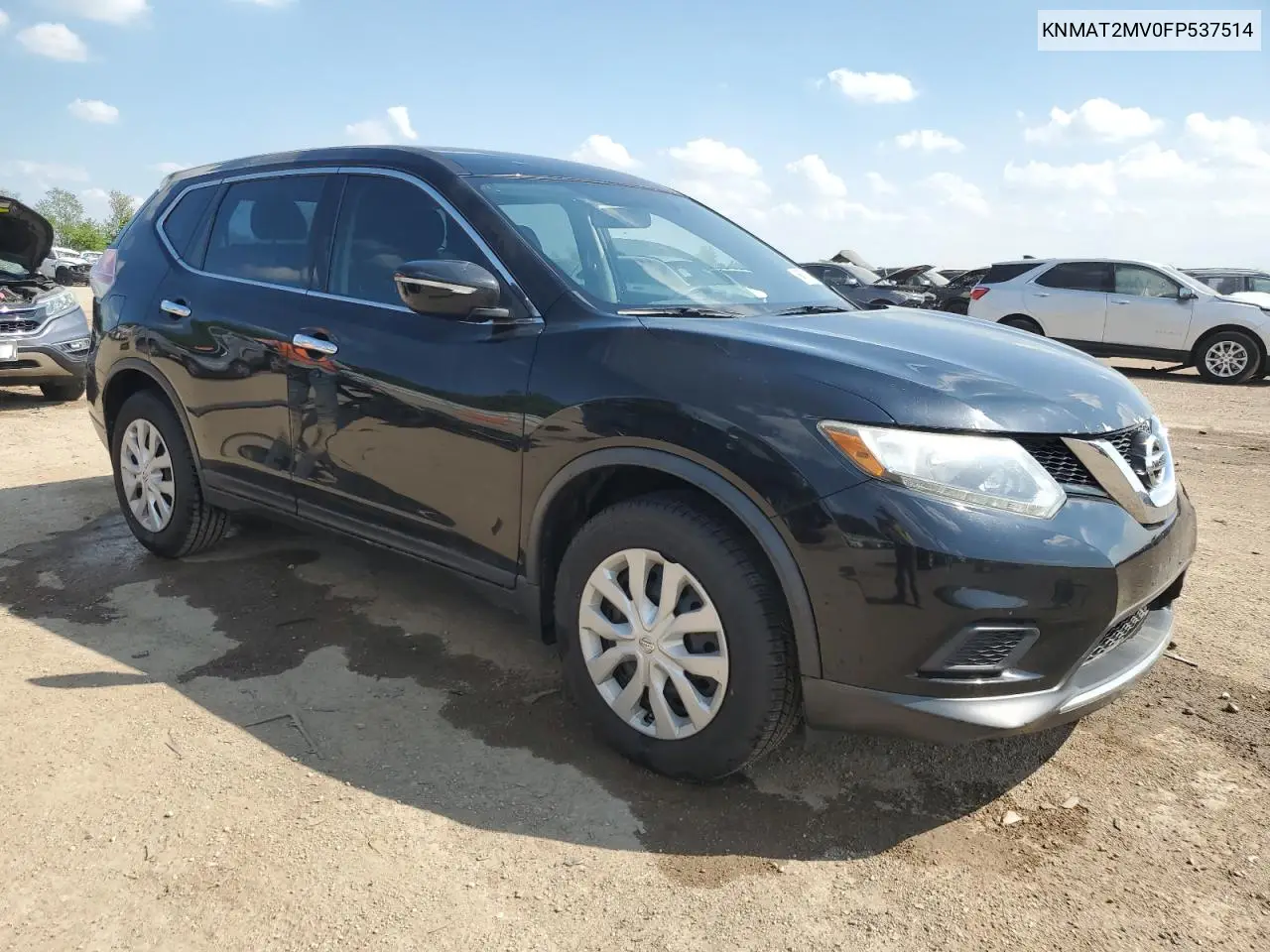 2015 Nissan Rogue S VIN: KNMAT2MV0FP537514 Lot: 56756855