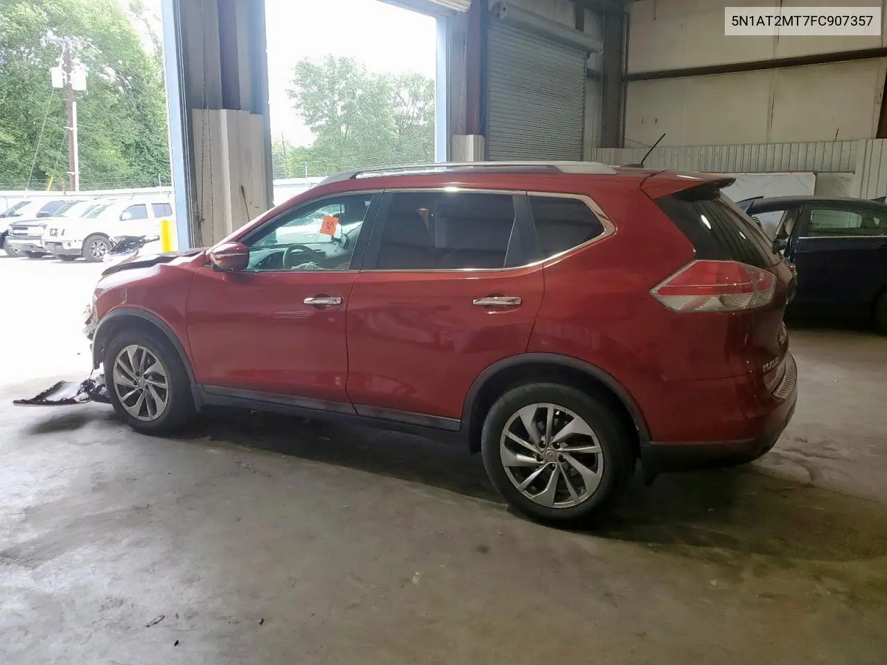 2015 Nissan Rogue S VIN: 5N1AT2MT7FC907357 Lot: 56847665