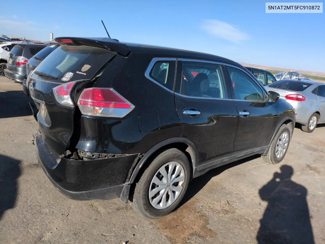 2015 Nissan Rogue S VIN: 5N1AT2MT5FC910872 Lot: 56900795