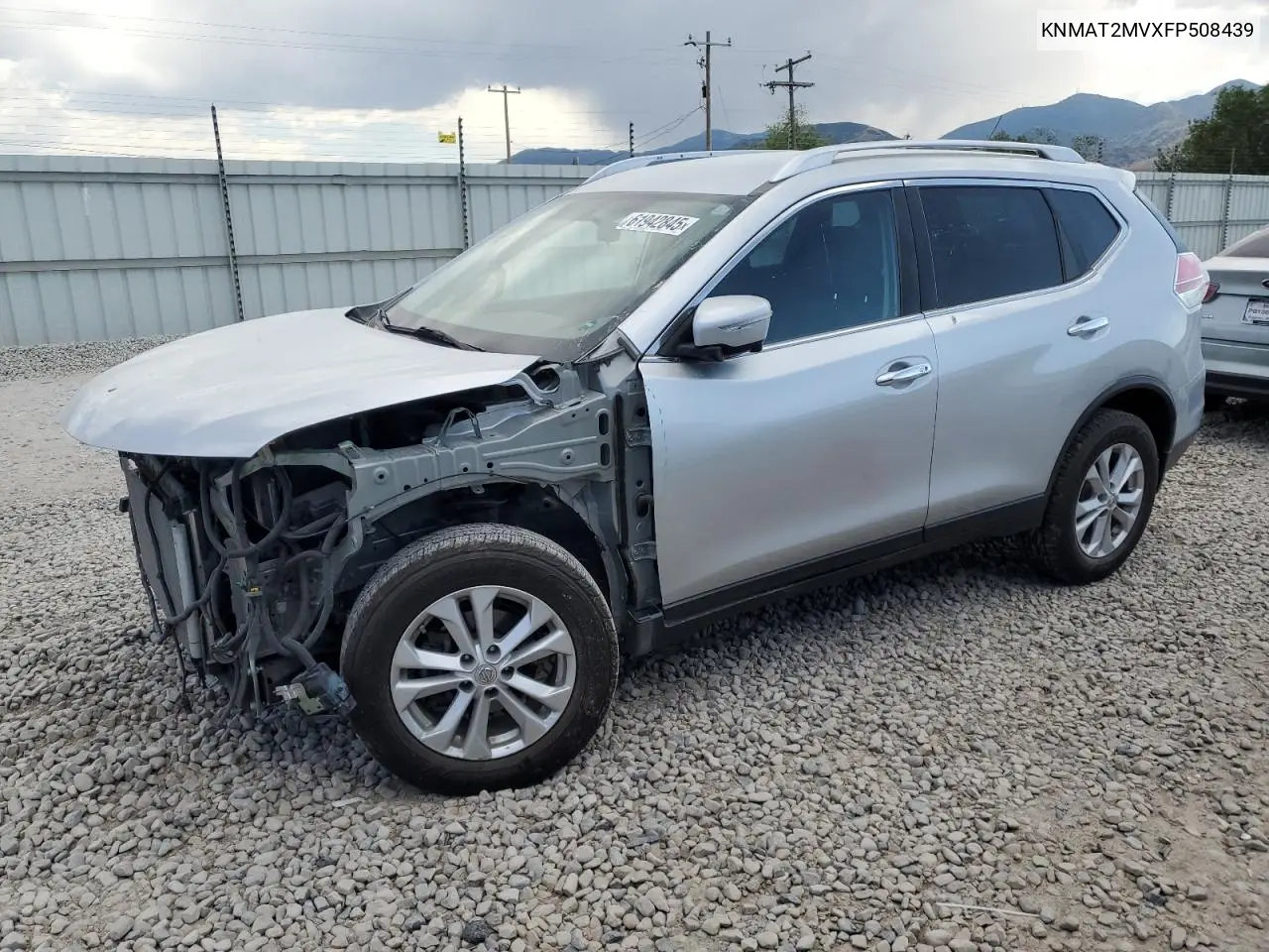 2015 Nissan Rogue S VIN: KNMAT2MVXFP508439 Lot: 61942845